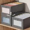 1PC/2PC Visible Window Organizer Fabric Organizer Pants Clothes Storage Goodies Closet Clothes Storage Box Drawer Organizer Box 4