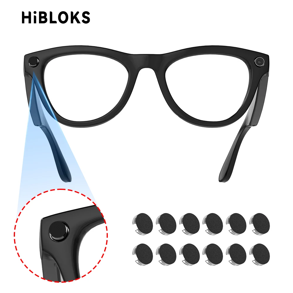 HIBLOKS For Ray-Ban Meta RW4006 RW4008 RW4010 RW4009 Wayfarer Skyler Headliner S