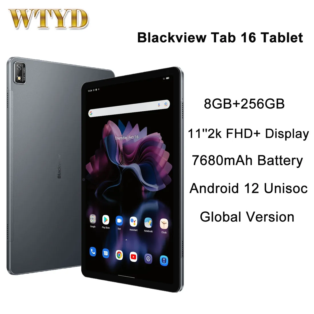 Blackview-Tab-16-Tablet-8GB- 