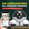 Dual Lens Robot Camera Dual Screen Monitoring All-Around Viewing Long Battery Life Monitor Mobile Walking Camera Home Customized 5