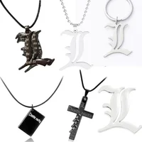 Death and Note Series Necklace Classic Dark Suspenseful Anime Peripheral Pendant Necklace Comic Fans Jewelry Presents 1
