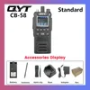 New CB Radio CB-58 26.965-27.405MHz FM AM Mode Citizen Band Radio 27MHz Handheld Walkie Talkie With 4100mAh CB Radio 3