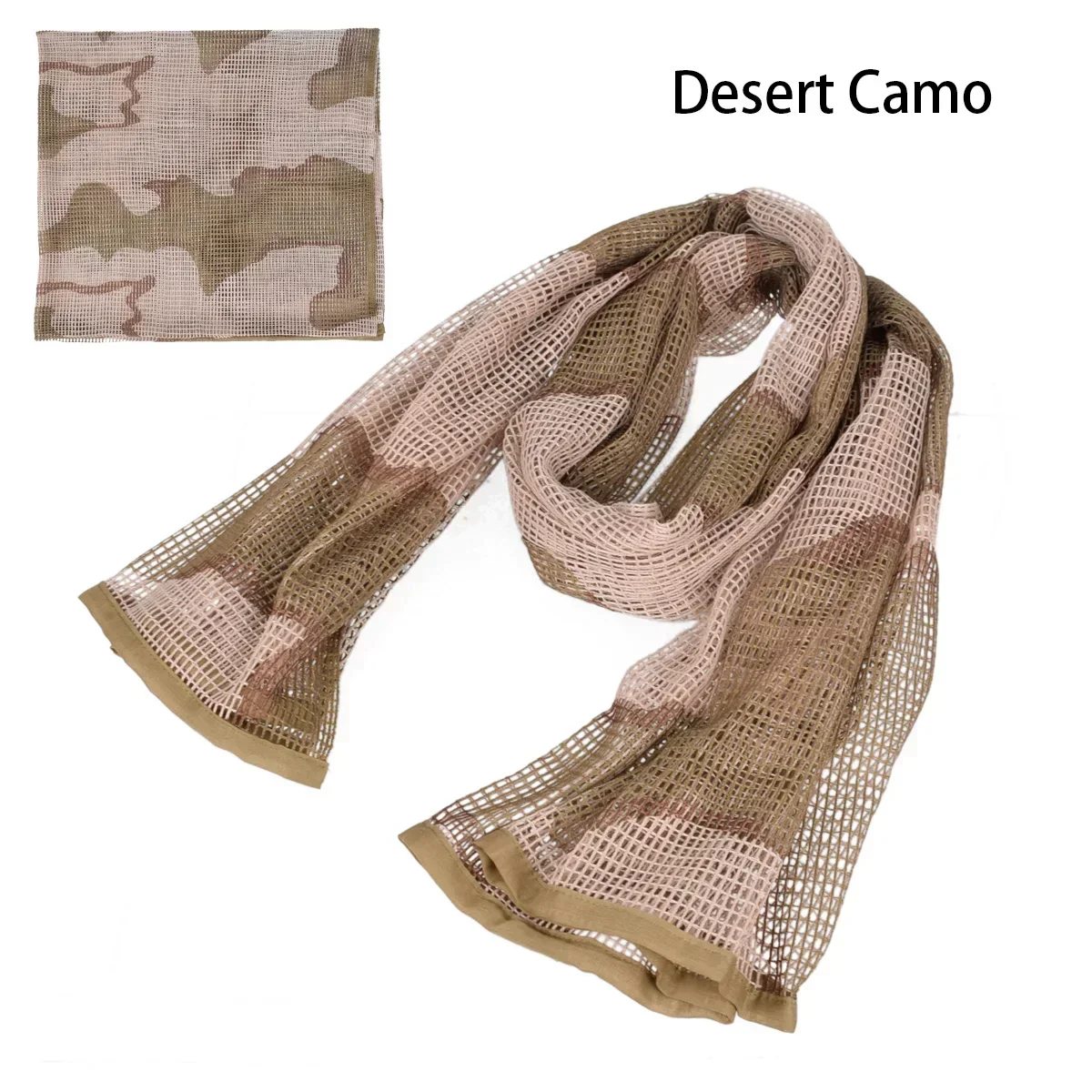 Camouflage Mesh Outdoor Scarf and Head Wrap