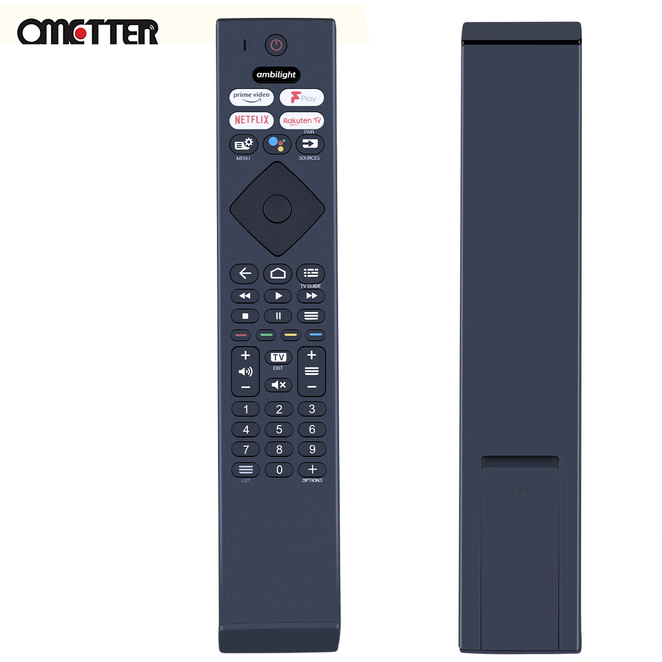 New Genuine FOR Philips Ambilight Smart TV Voice Remote Control YKF474-B013 43PUS8505/12 398GM10BEPHN0043HT