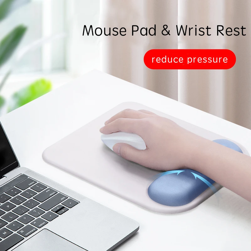 Mouse Pad Wrist Rest Cartoon Office Keyboard Pad Set Hand Support Cushion  Memory Foam Mice Pad Anime Gaming Computer Mousepad - AliExpress