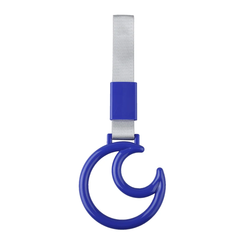 Car Tow Decoration Car Decoration Strap Car Tow Strap Car Accessories Strap JDM Tsurikawa Moon Ring Car Tow Belt