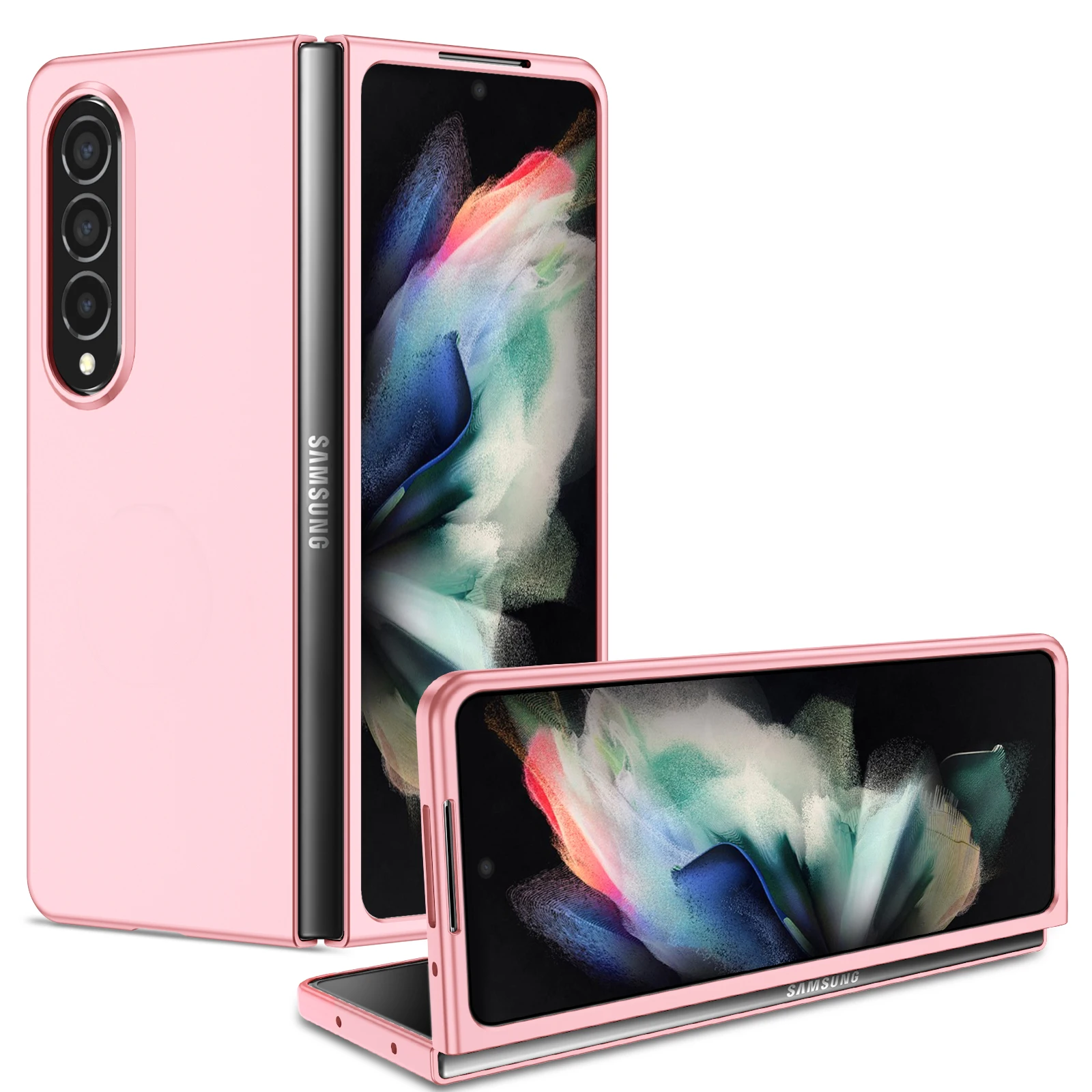 Custodia Pieghevole Ultra Sottile Per Pc Per Samsung Galaxy Z Fold4 Fold5 Fold3 Fold2 Fold2 Fold 3 4 2 5G Copertura Semplice Antigraffio