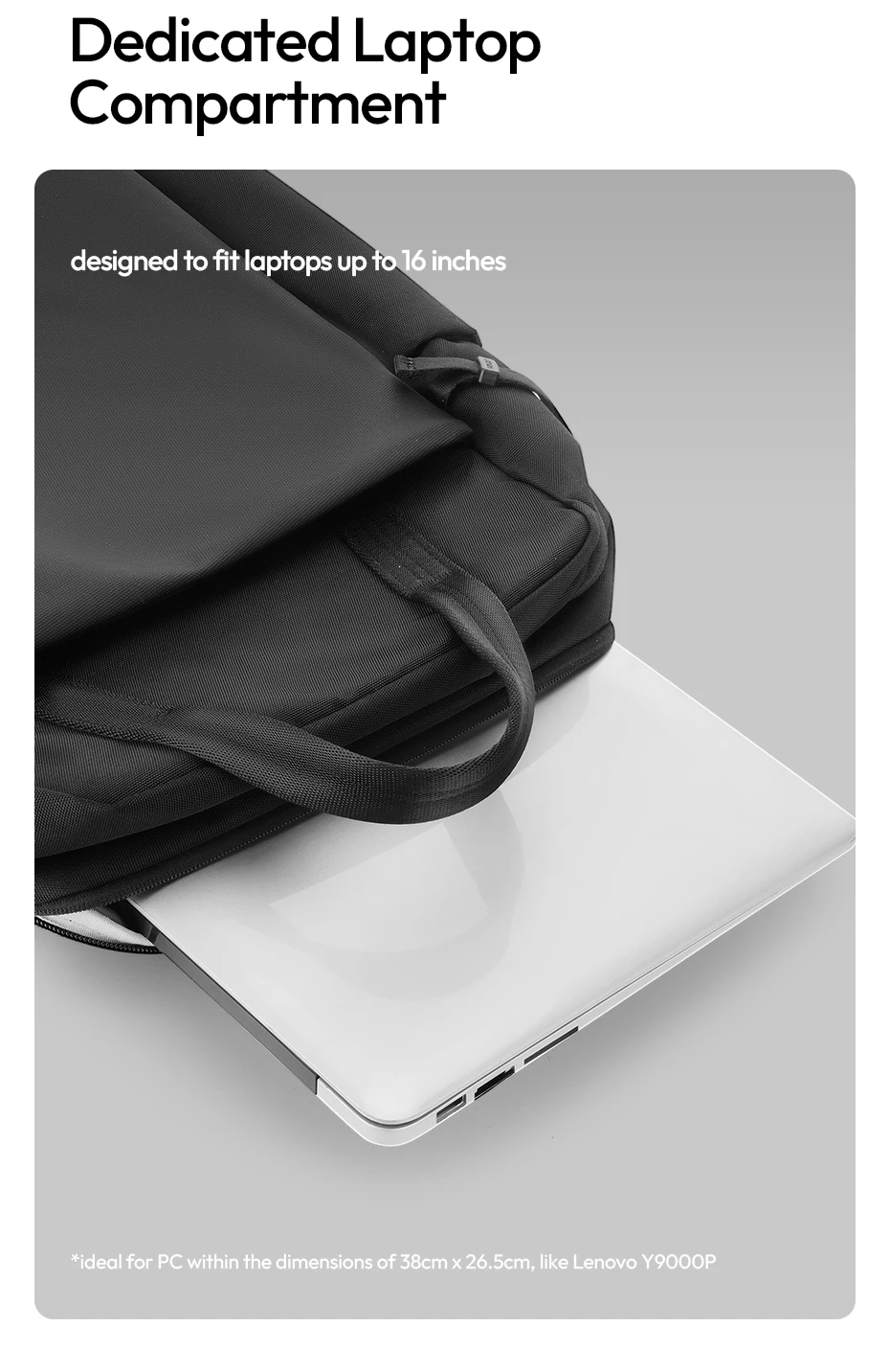 Lightweight Travel Backpack 20L Storage Bag for Camera Fill Light Laptop with Bu