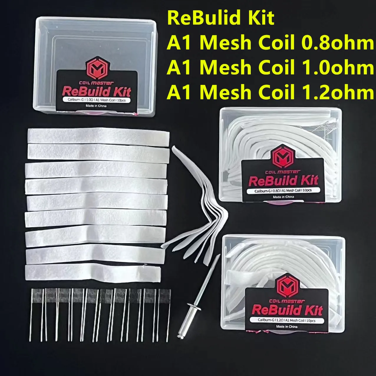 DIY Tool Rebuild A1 Mesh Coil Resistance Wire For XROS 0.8ohm Coil