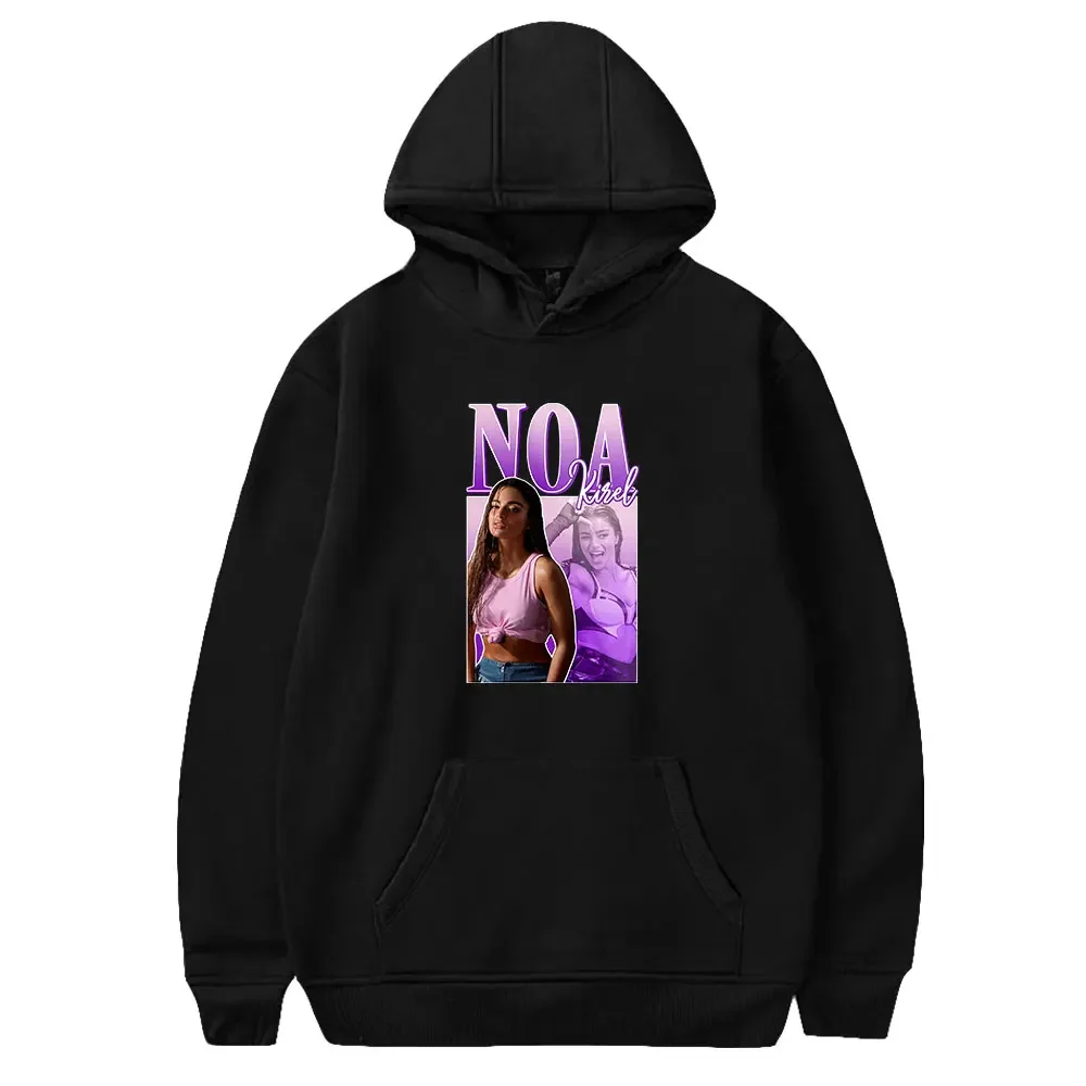 

Толстовка певец Noa Kirel Merch для мужчин и женщин, уличная одежда в стиле Харадзюку, пуловер в стиле хип-хоп, куртка с капюшоном, спортивный костюм