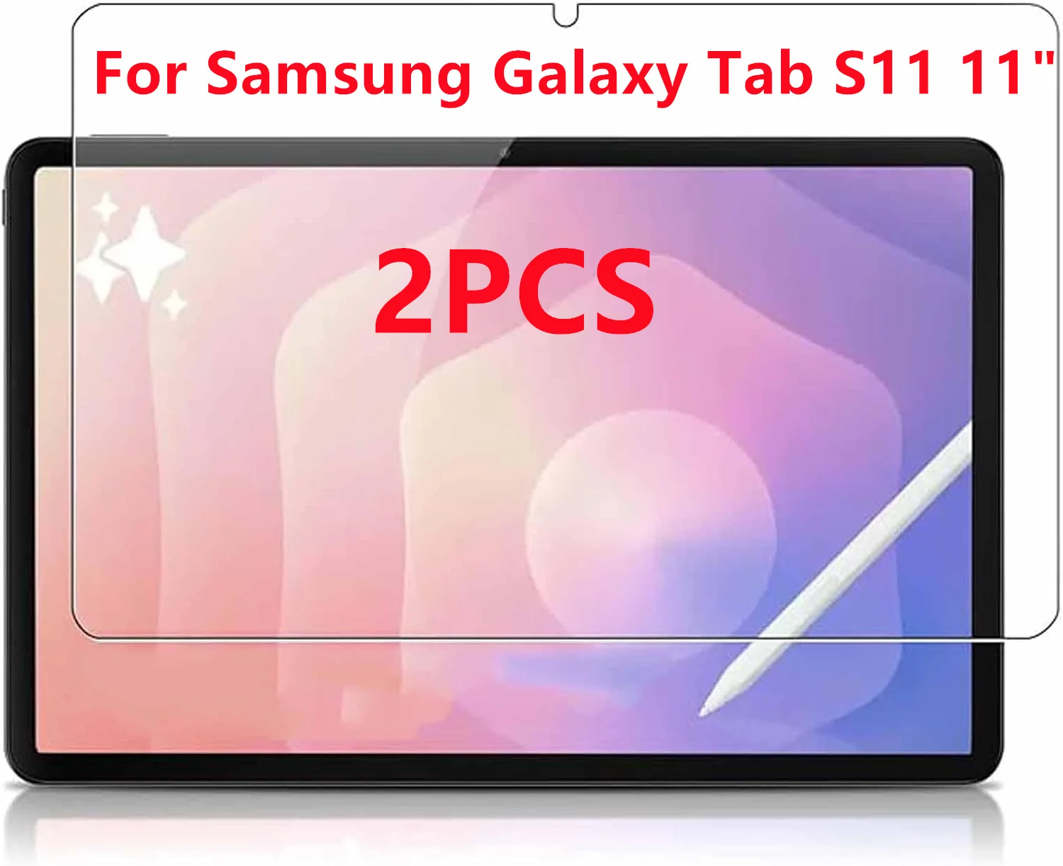 Premium Tempered Glass Screen Protector Set - Ultra Protective Film, 2 Pack