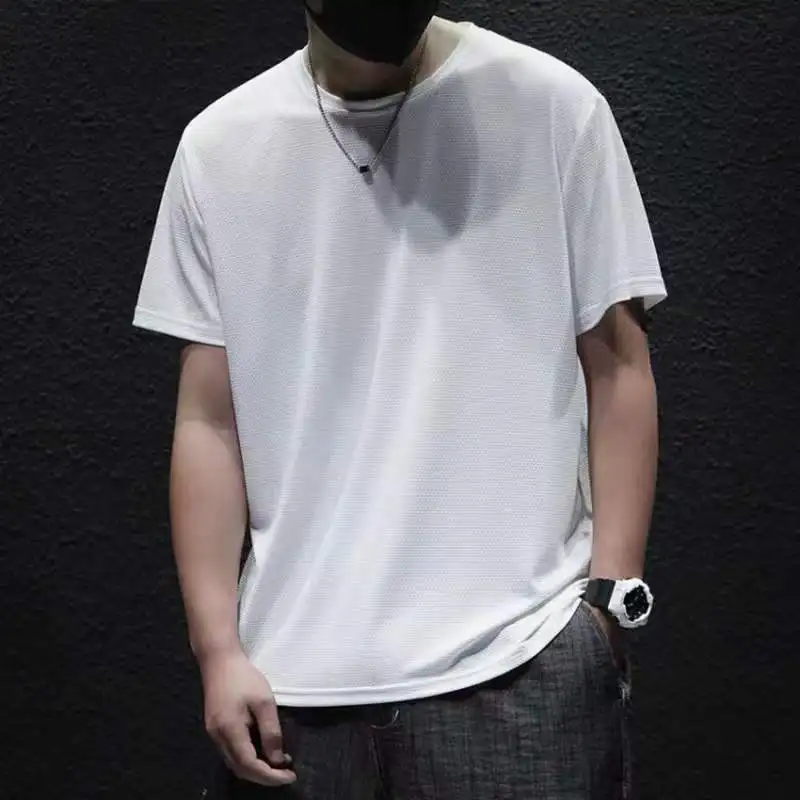 Summer Mesh Ice Silk T-shirt 2