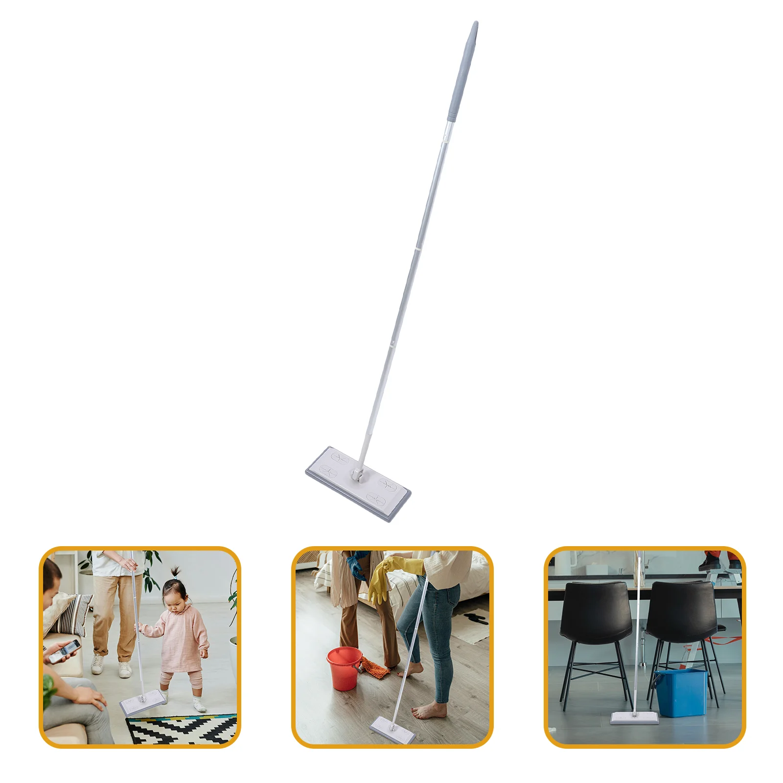 

Detachable Dust Mop No Washing Handheld Mop Floor Cleaning Mop Face Towel Refill Dust Mop