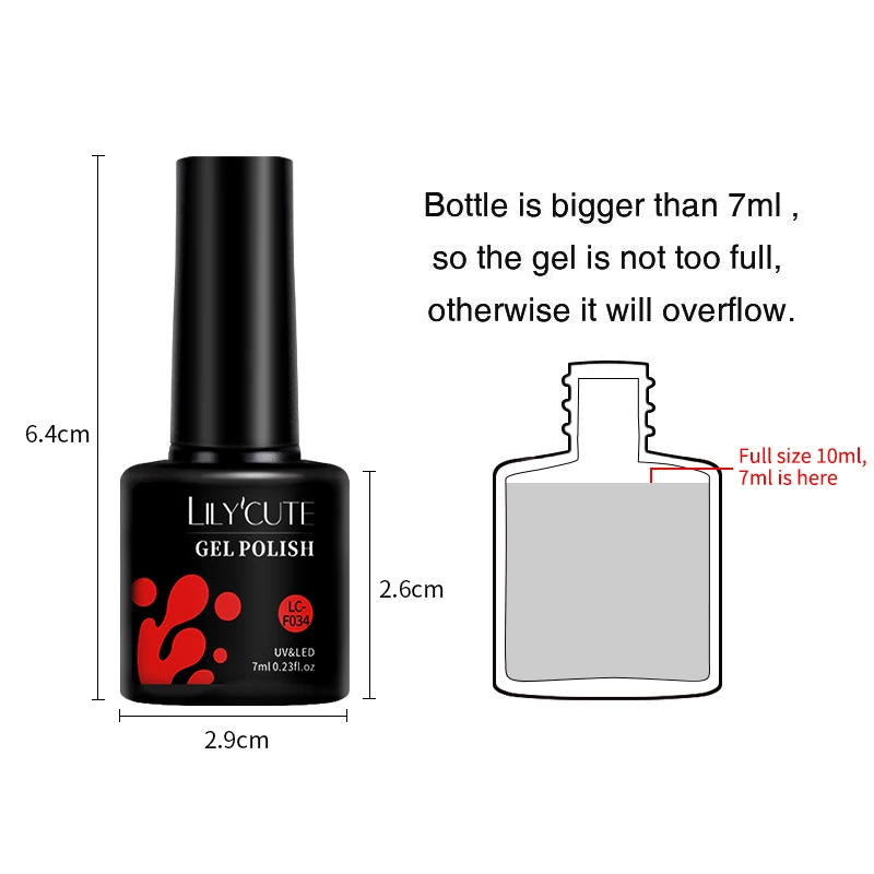 LILYCUTE 129 kolorów 7ML żelowy lakier do paznokci materiały do paznokci Vernis Semi Permanent Nail artystyczny Manicure Soak Off LED UV żel do paznokci lakiery