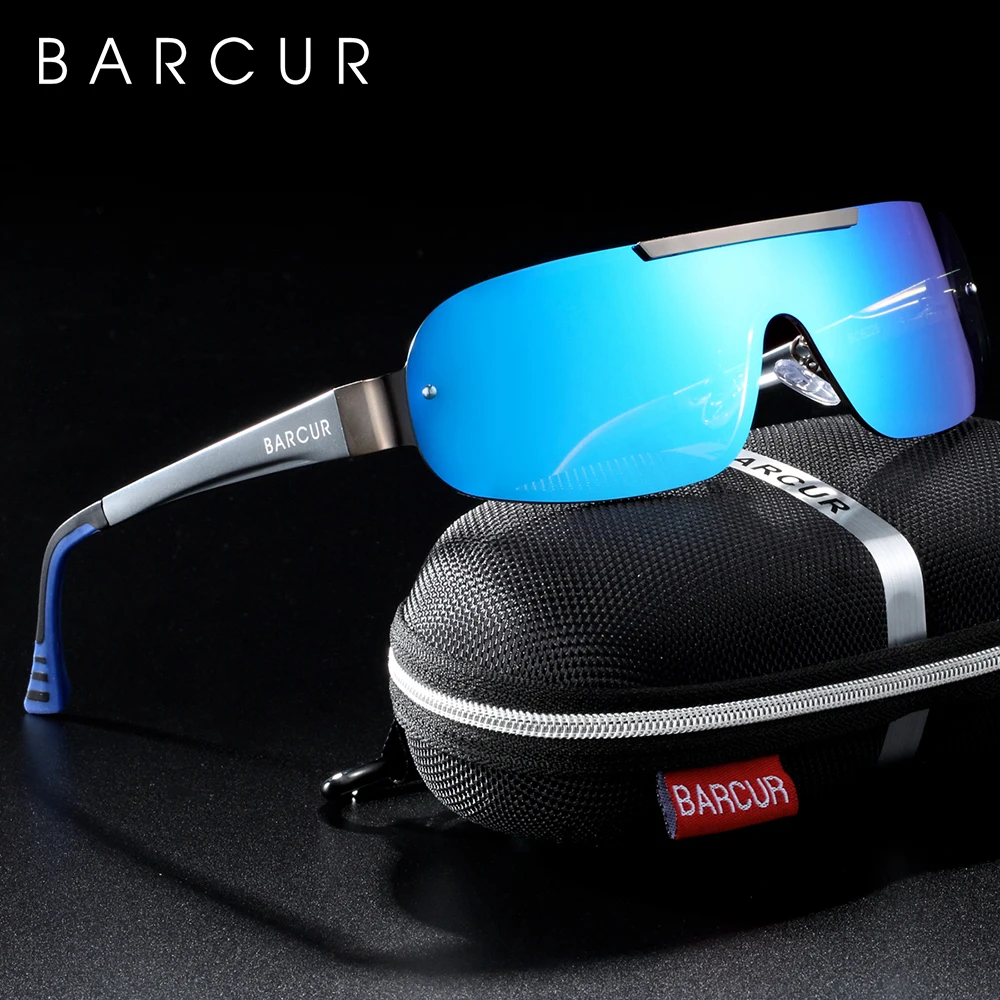 BARCUR Polarized Sports Sunglasses For Men Driving Cycling Fishing Sun  Glasses 100% UV Protection Goggles - AliExpress