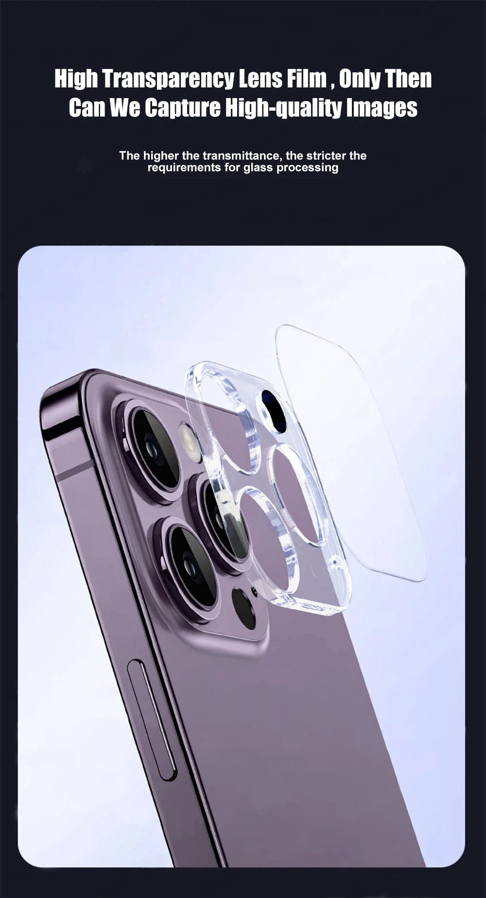 3pcs Camera Lens Protector 3D For iPhone 15 Pro Max 16 14 13 12 11 Mini Plus Clear Protective Tempered Glass Full Cover Film 5 S695d935b140d42ed92d05eccbbd13413g