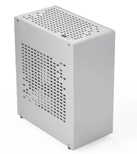 Aluminium HTPC Mini Itx PC-Gehäuse mit PCIE 3,0 Kabel Mini Itx Chassis Spiel Computer gehäuse Unterstützung Grafikkarte RTX2070 i5 Mini