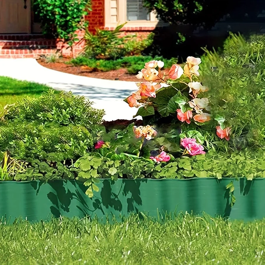 Horticultural Soft Fence Grounding Fence Guardrail Household Flower Grass Keeping Garden Soil Stone Isolation Board 1PC