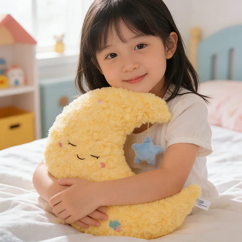 45cm 무지개 플러시 장난감 귀여운 무지개 구름 태양 달 별 쿠션 어린이 침실 장식 인형 쿠션 소파 쿠션