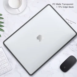 Sleek Protective Laptop Cover - Macbook NEO 13 inch (Transparent - Black)