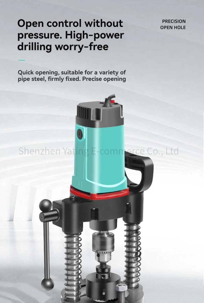 Special electric drilling machine for fire pipes, galvanized pipe drilling machi