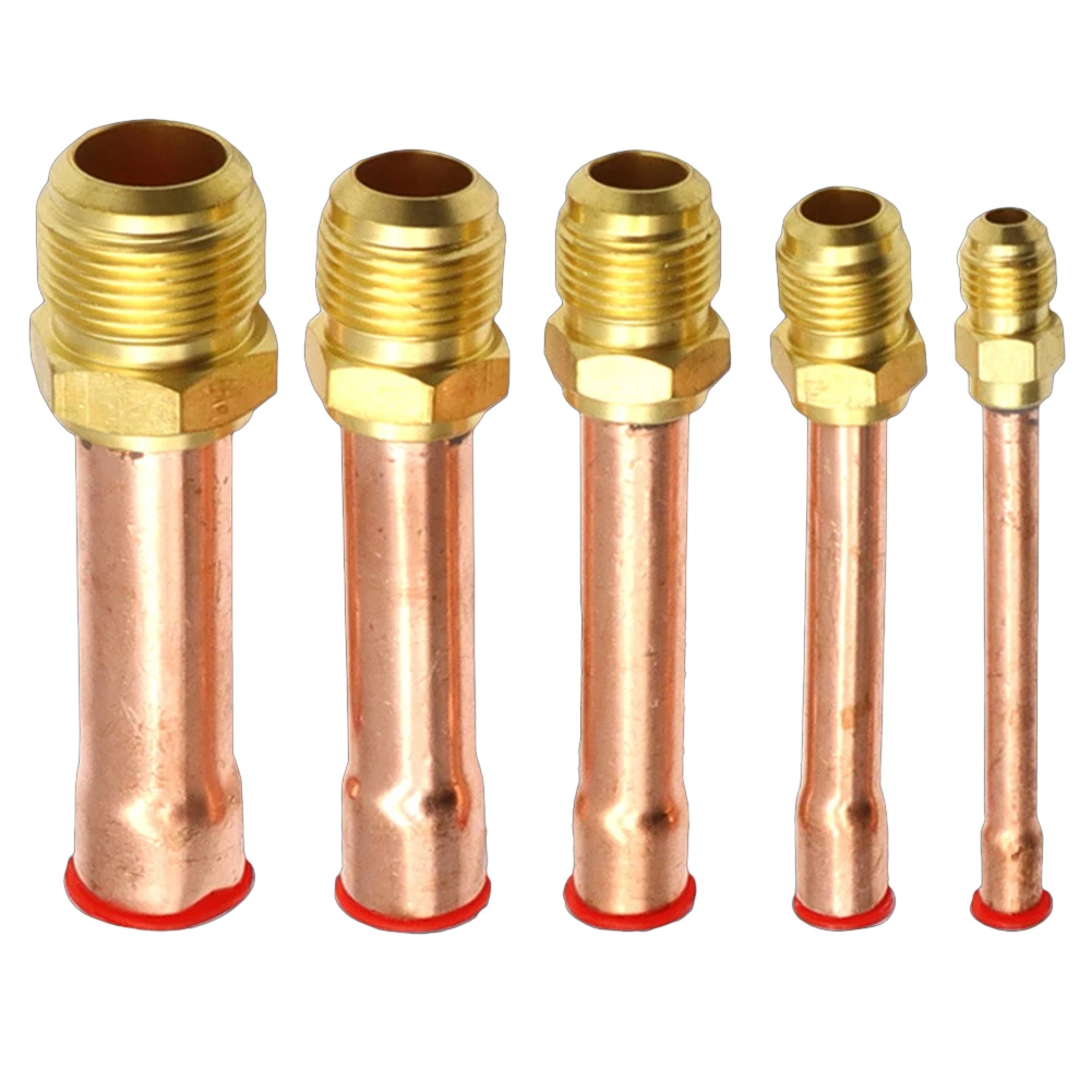 

45 Degree Copper Tube Brass Pipe Fitting Connector Adapeter For Air Conditioner Home DIY Air Conditioning Repair Tools And Parts