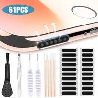 13/61pcs Mobile Dust Plug Cleaning Speaker Dust Cleaner Tool Shower Head Cleaning Brush For Iphone Samsung Xiaomi Universal Kit 1