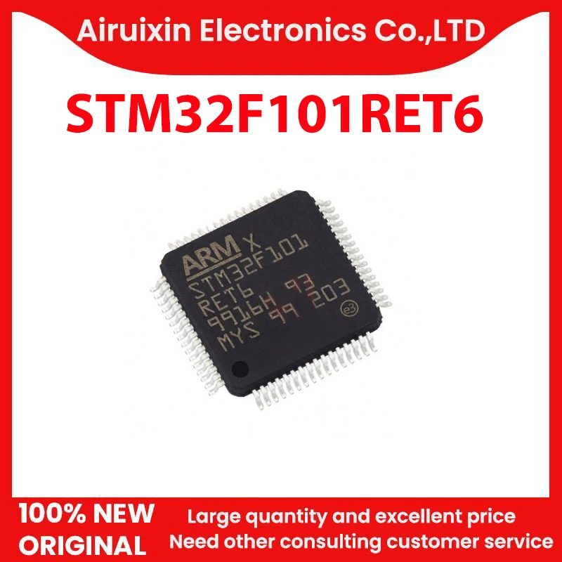 

100% новый и оригинальный STM32F101RET6 LQFP64 1 шт./лот