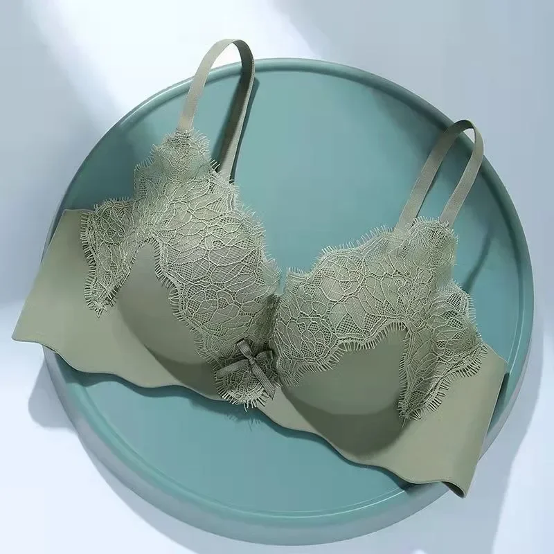 

Бюстгальтер пуш-ап женский без косточек, удобный дышащий топ с большой грудью, без косточек