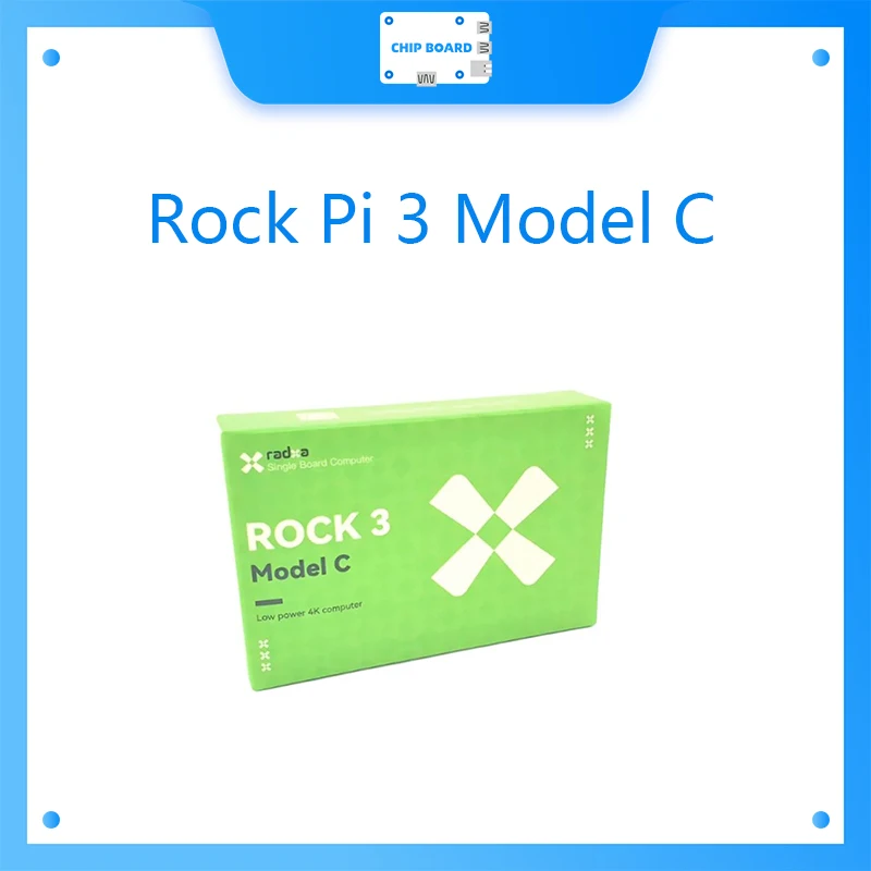 Radxa 3C Rock Pi 3 Modello C Rk3566 Scheda Di Sviluppo Quad-Core Cortex A55 32Bit 3200 Mb/S Lpddr4 Supporta 4K @ 60 Hdm