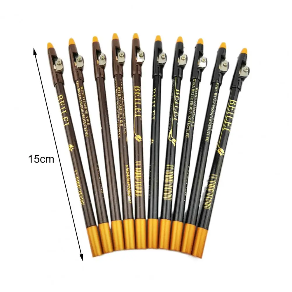 

Eyebrow Pencil Durable Black Color Eyebrow Tattoo Pen with Knife Eyebrow Pen Coffee Color Eyebrow Pen for Girl