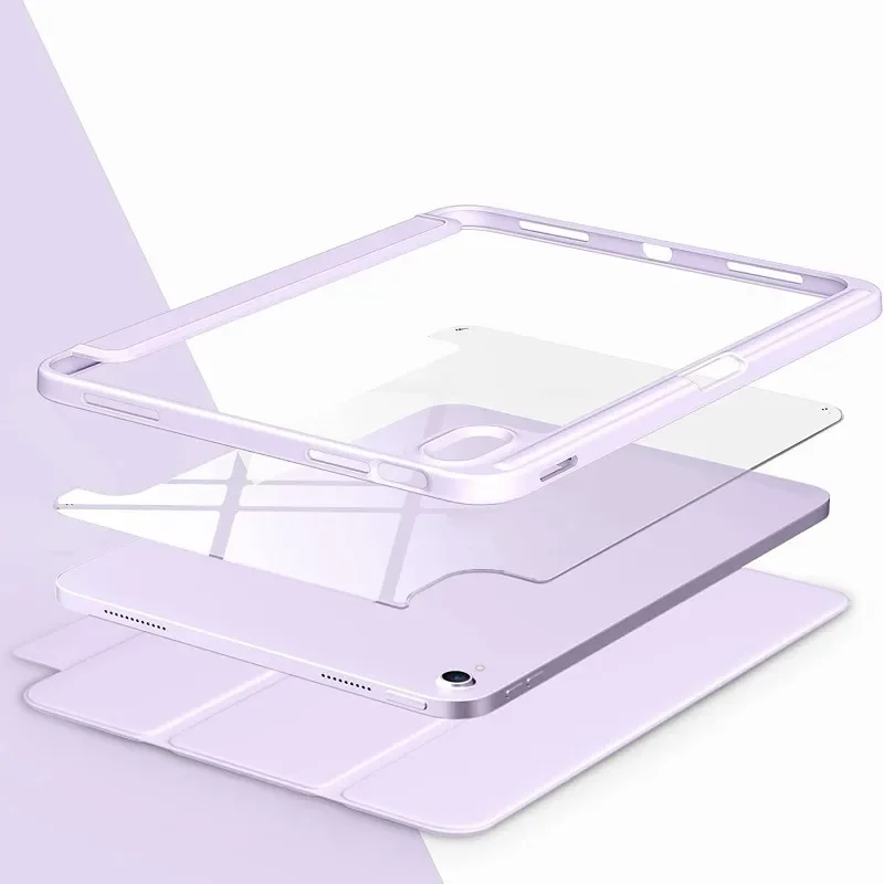Transparent Back Tablet Cover with Pencil Holder for Huawei MatePad 11 – 11 Inch Protective Case