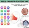 Flange Pump Parts Compatible Spectra S1 S2 9 Breast Pumps Replacement,Include Flange Backflow Protector Membrane Duckbill Valve 2