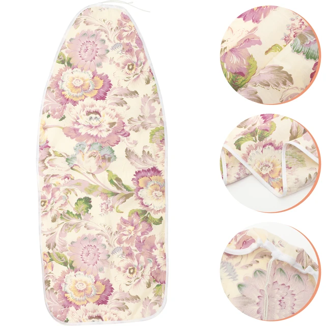 Funda para tabla de planchar con estampado Floral, tela acolchada grande  con cordón ajustable - AliExpress