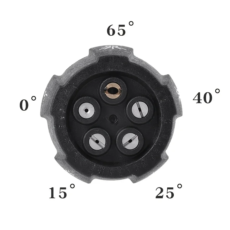 5-in-1 high-pressure car wash machine nozzle with 1/4 inch quick connector for professional cleaning in seconds 4