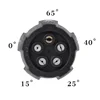 5-in-1 high-pressure car wash machine nozzle with 1/4 inch quick connector for professional cleaning in seconds 4