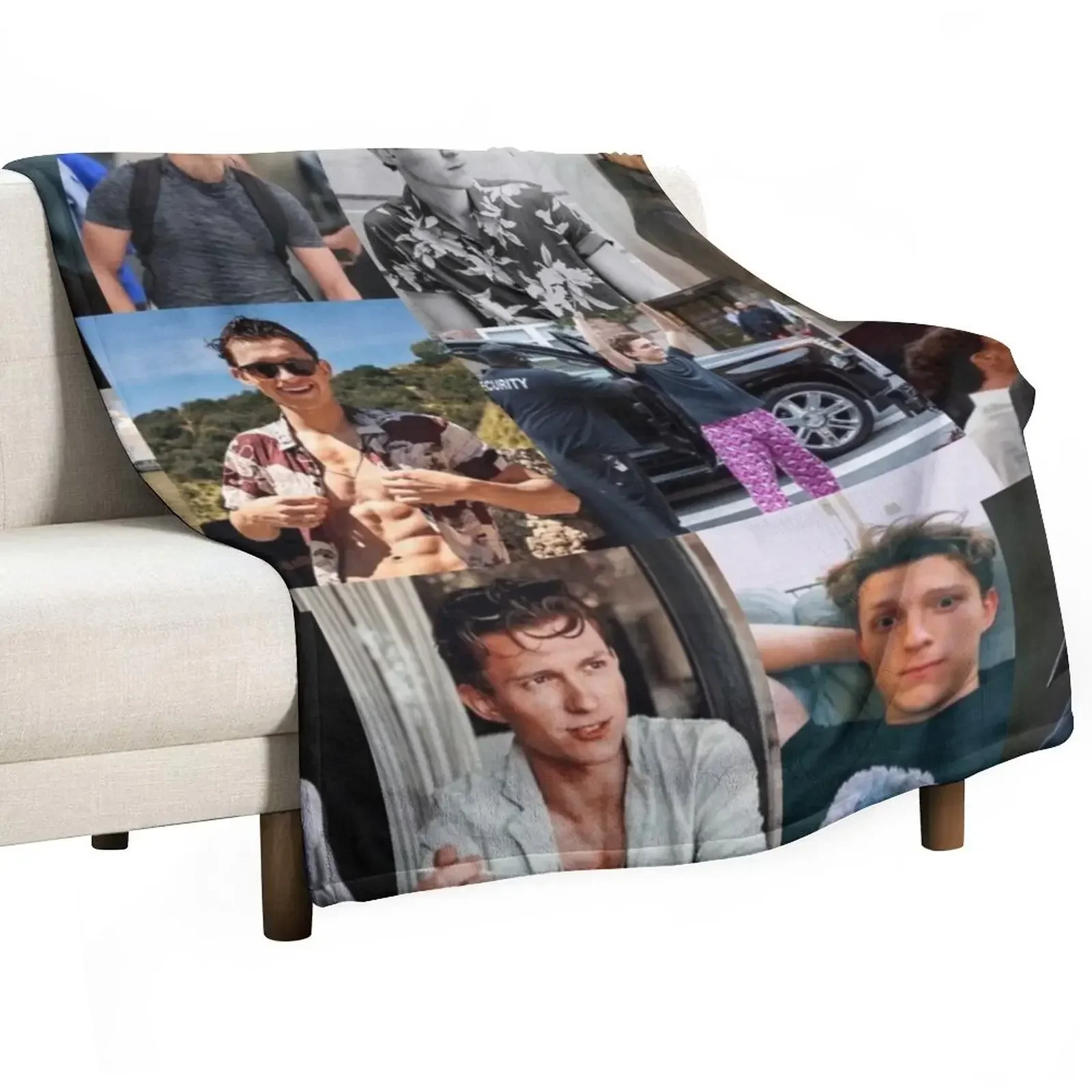 

Tom Holland collage Throw Blanket sofa bed christmas decoration Blankets