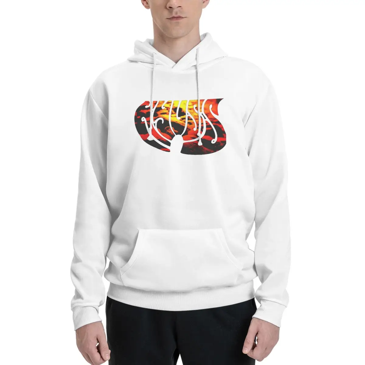 

American Rock Band Kyuss Essential For Sal Couples Plus Velvet Hooded Sweater Funny Graphic Travel Kawaii Hooded rope Hoodie