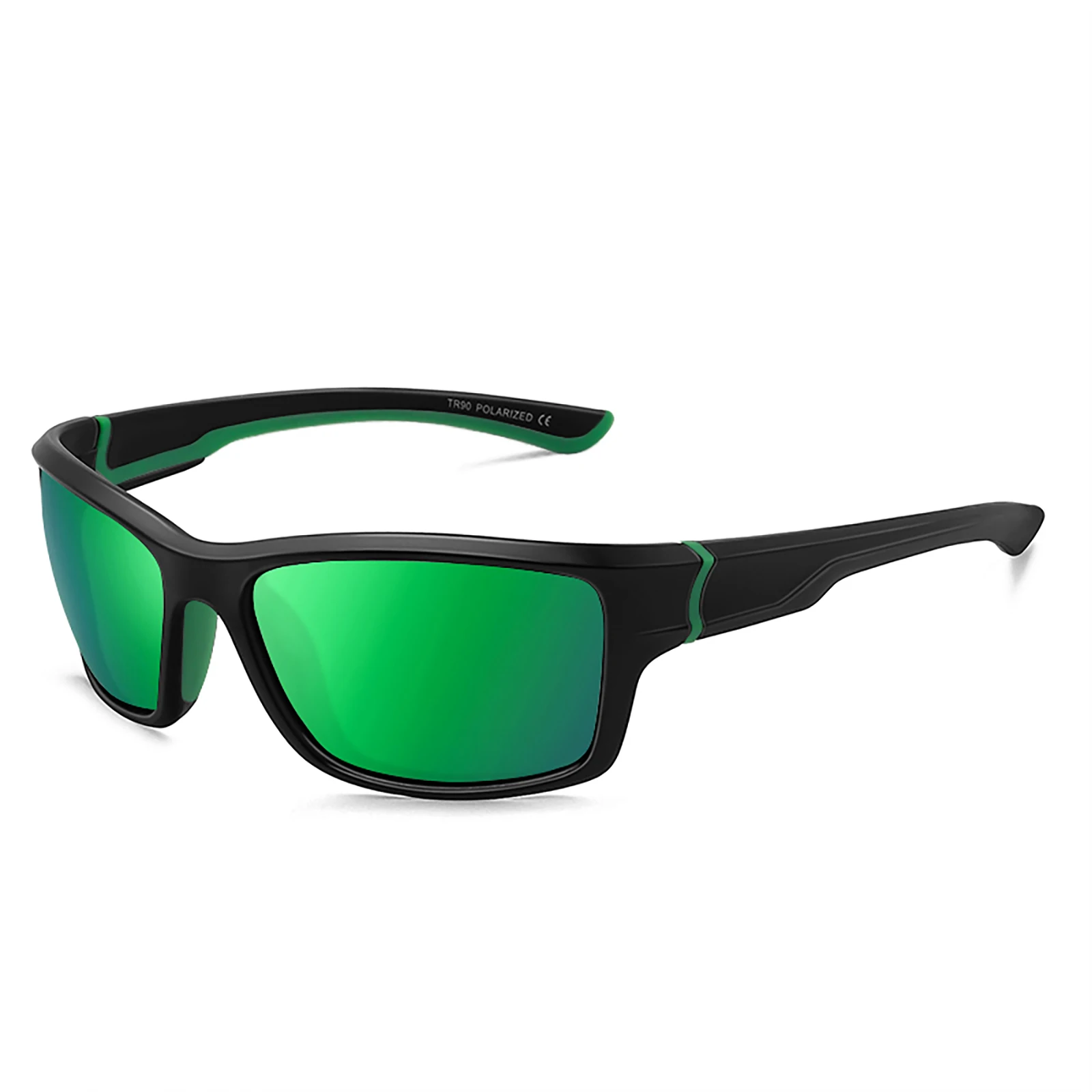 MAXJULI Sports Sunglasses Men Travel Outdoor Cycling Running Black Frame Male Sun Glasses UV400 Oculos de sol with Case MJ8014 8