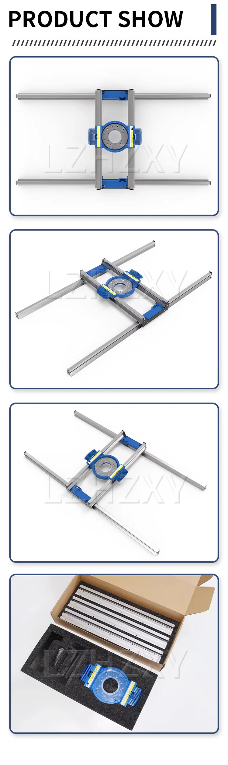 Woodworking Router Table Support Precision Positioning Aluminum Alloy Panel Flat