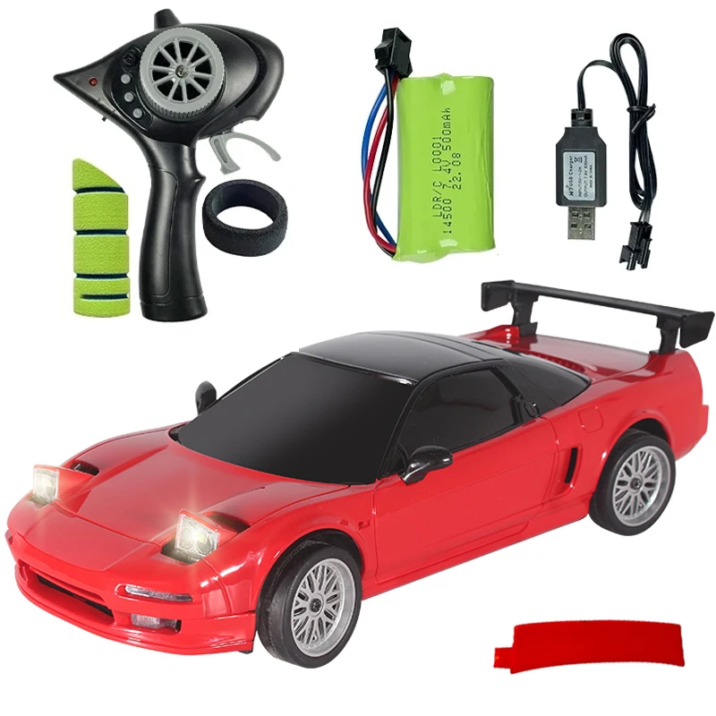 2.4G High Speed Remote Control  Car 7.4V 500MAH RC Drift Car Toy Mazda FC Vehicle Car With Turn Signals Racing Car Toy 5