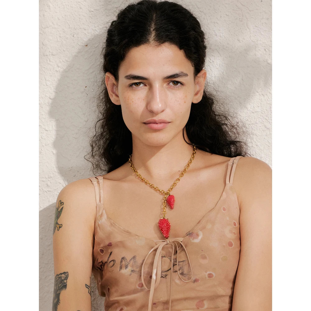 Yhpup Necklace for Women Stainless Steel