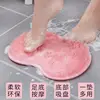 Silicone Rub Back Brush Bathroom Non-slip Wash Foot Pad Massage Shower Mat with Sucker Bath Massage Foot Exfoliating Brush Pad 2