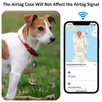 Étui Airtags Apple avec porte-clés, support de traqueur, coque de protection en Silicone souple, anti-rayures, manchon étanche, collier pour chien et chat 6