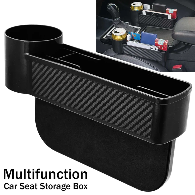 Universal PU Leder Auto Organizer Vordersitz Usb Auto Tasse Halter Lagerung  Sitz Spalt Sitz Lücke Box Organizer Fahrer Zubehör - AliExpress