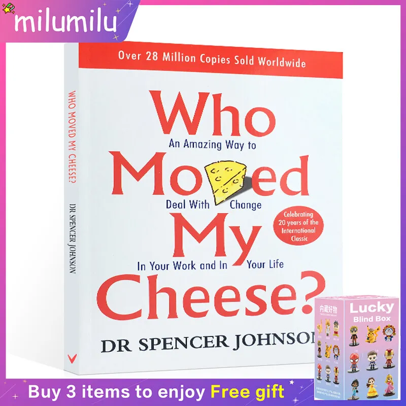 

Milu Original Popular Books Who Moved My Cheese English Novel Book For Children