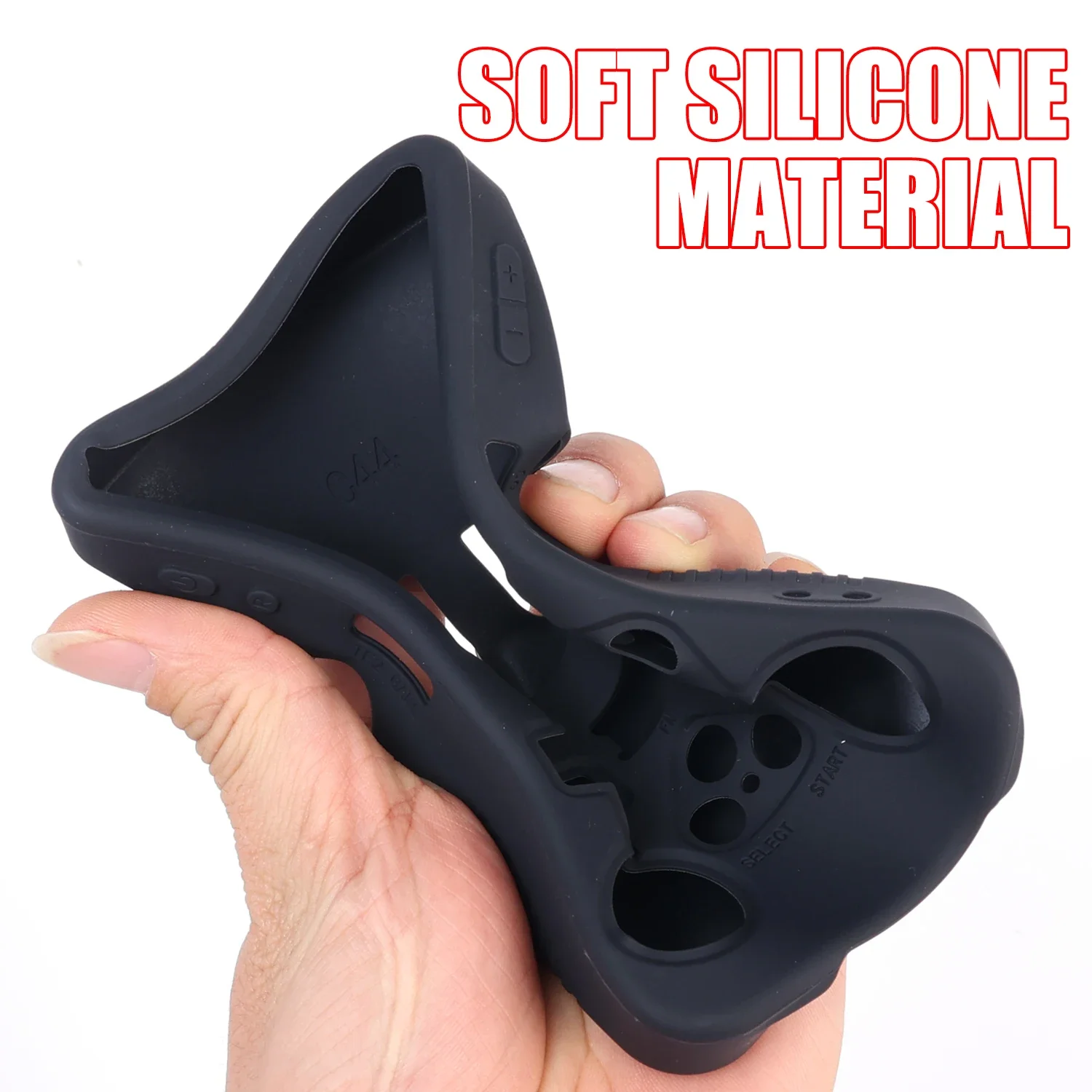 Silicone Protective Case with Lanyard & Tempered Glass For R36S Game Console Shockproof Cover & HD Screen Protector For R36S