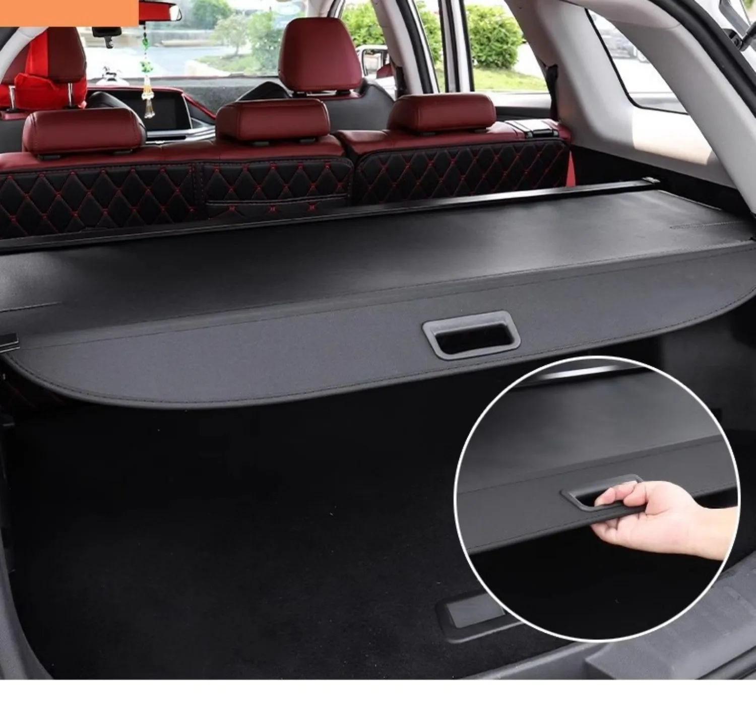 

Car Interior Rear Trunk Security Shield Retractable Waterproof Cargo Cover for Cadillac XT5 XT4