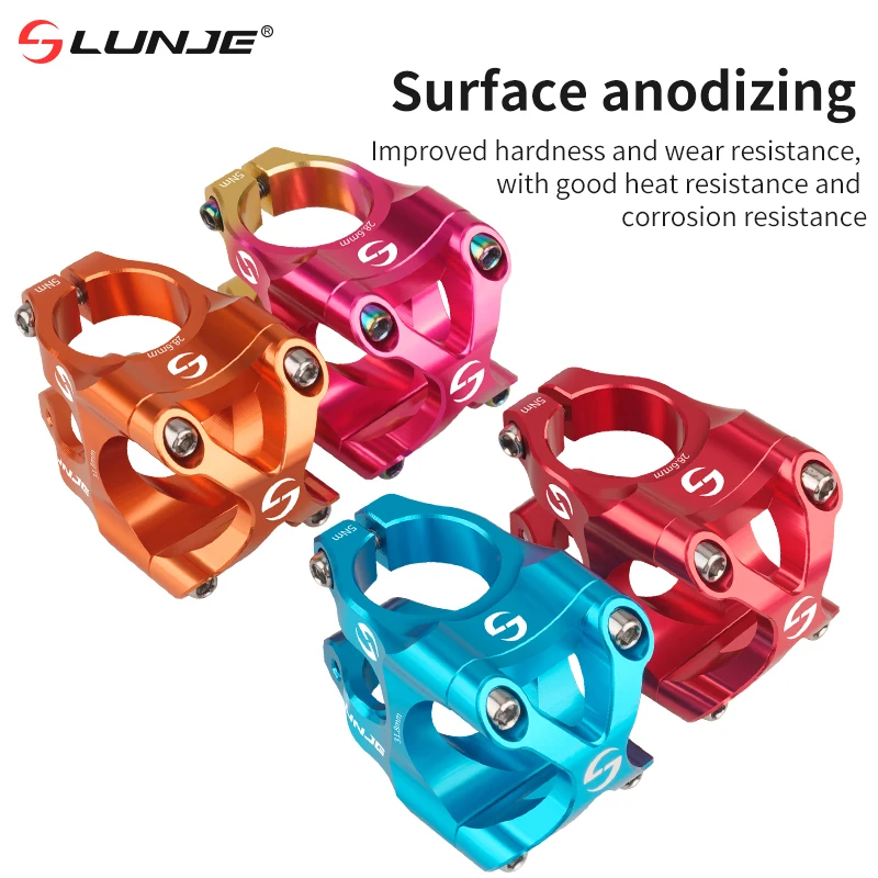 Bicycle Stem Handlebar Stem 31.8MM MTB Road Bike Aluminum Alloy Ultralight High strength Short CNC DH/AM/XC Parts