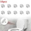 Toilet Seat Buffers Pack White Stop Bumper Seat Bumpers Toilet Lid Accessories Top Cover Cushion Adhesive Pads Toilet Absorber 1